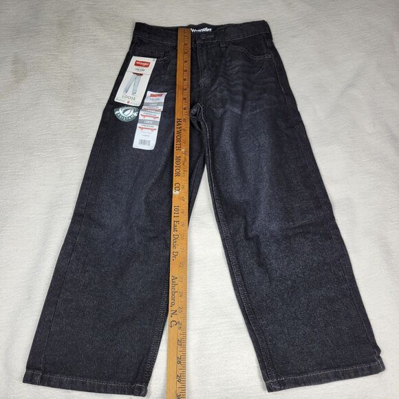Wrangler Jeans Boys Regular Black Size 8 Regular Denim Pants Kids Kid School Boy - Picture 6 of 16